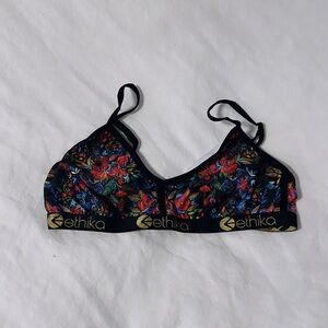 Brand NEW Ethika sports bra - Medium - flower print